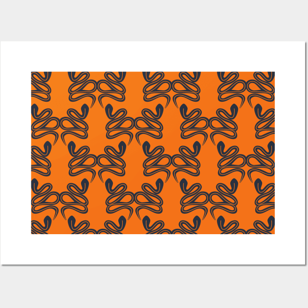 Garter Snake (Misty) Wall Art by Cascade Patterns